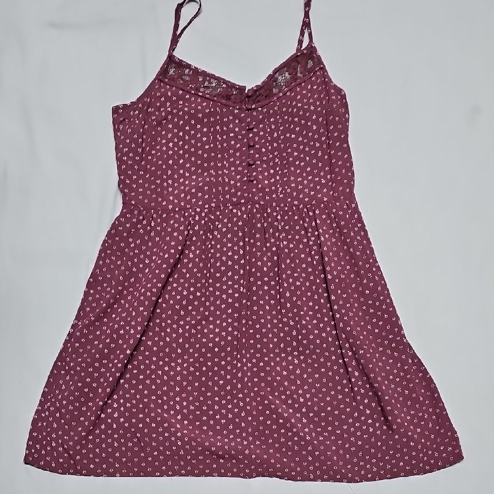 Abercrombie & Fitch Burgundy Mini Dress